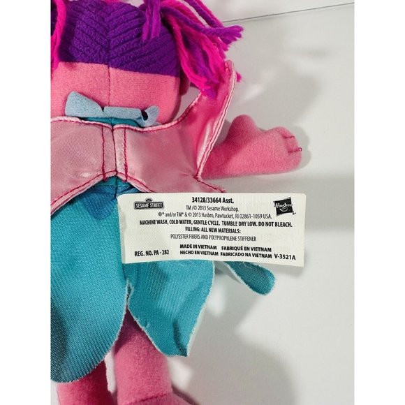 Abby Cadabby Pink Fairy 9” Sesame Street 2013 Plush Stuffed Animal Toy Hasbro - Picture 6 of 9